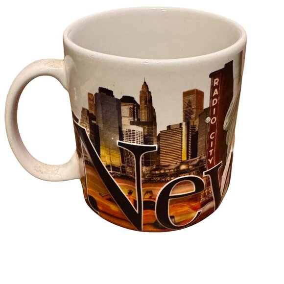 New York City Souvenir Ceramic Mug 2007 Americaware Microwave & Dishwasher Safe - Picture 1 of 8
